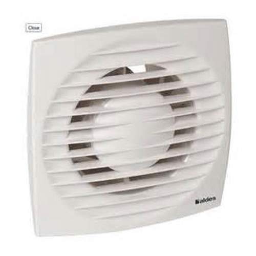 Aldes Design 125 muur- of wandventilator Ø125 mm wit