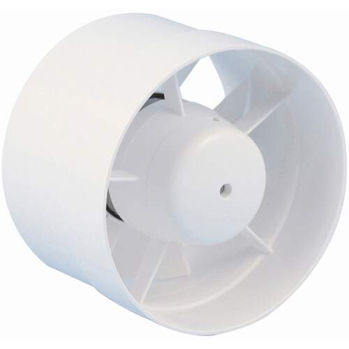 Nedco VKO 125 buisventilator 125mm rond kunststof met timer